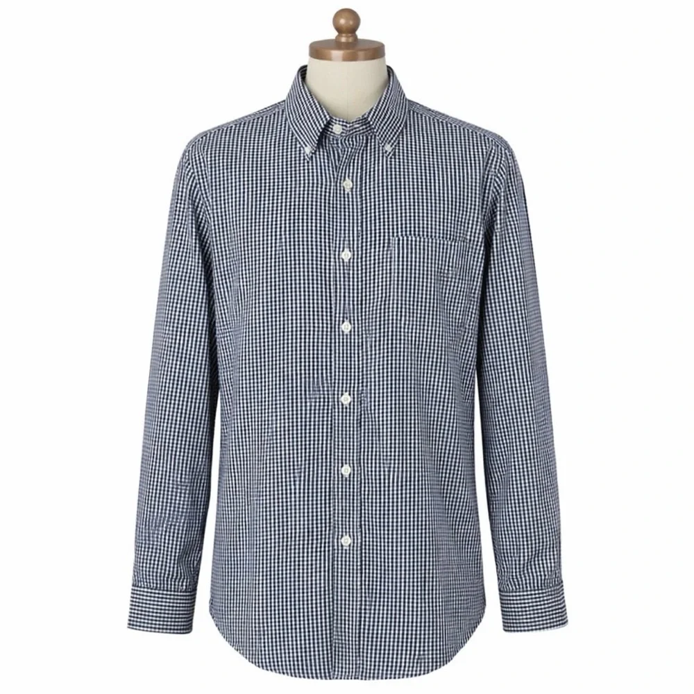 J. CREW Thompson Shirtings Mens 80's 2 Ply Long Sleeve Button Up Shirt Medium